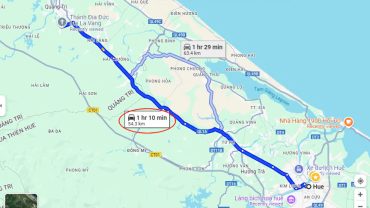 Từ Huế đi La Vang bao nhiêu km và mất bao lâu