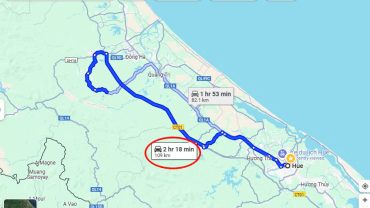 Khoảng cách từ Huế đến Quảng Trị Bao Nhiêu Km