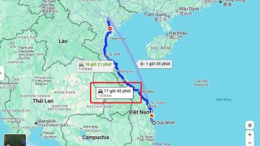 Khoảng cách từ Quy Nhơn ( Bình Định ) đến Hà Nội