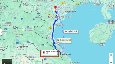 Quảng Bình cách Hà Nội bao nhiêu km và lộ trình di chuyển