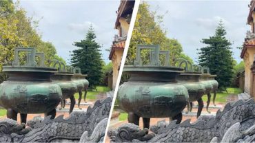 Cửu Đỉnh tượng trưng cho 9 vị vua triều Nguyễn